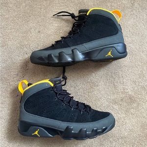 Jordan 9s university gold